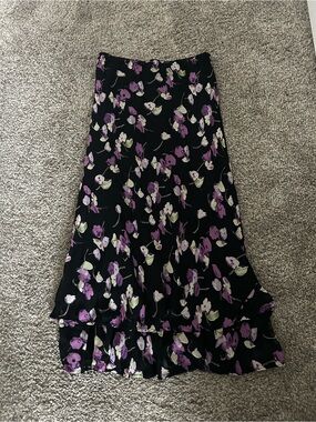 Madison & Max Black Lined Skirt